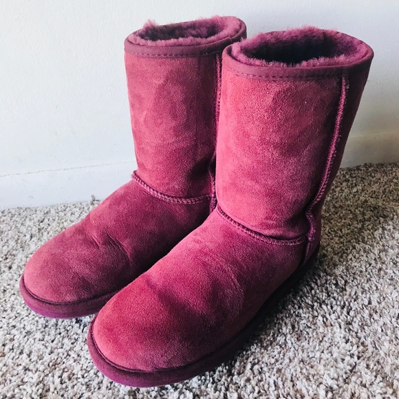 L.L. Bean Shoes - LL.Bean Red Suede Boots Size 8 Medium